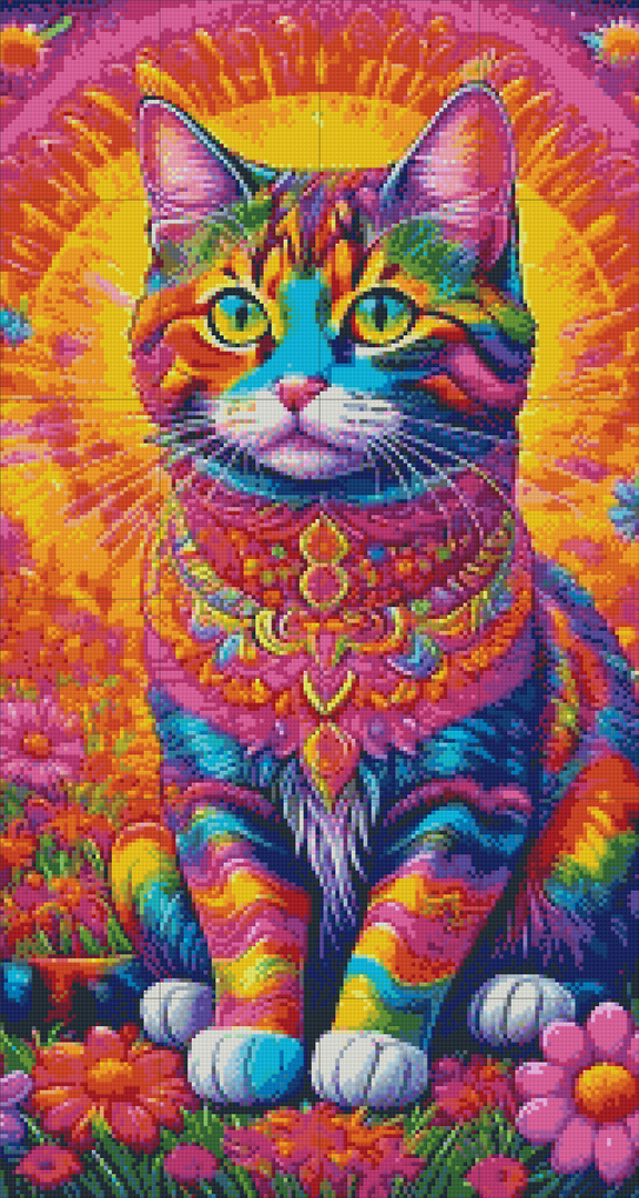 Pretty Cat [24] Twenty four Baseplates Pixelhobby Mini mosaic Art Kit image 0
